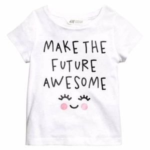 Girls H&M Graphic Tee